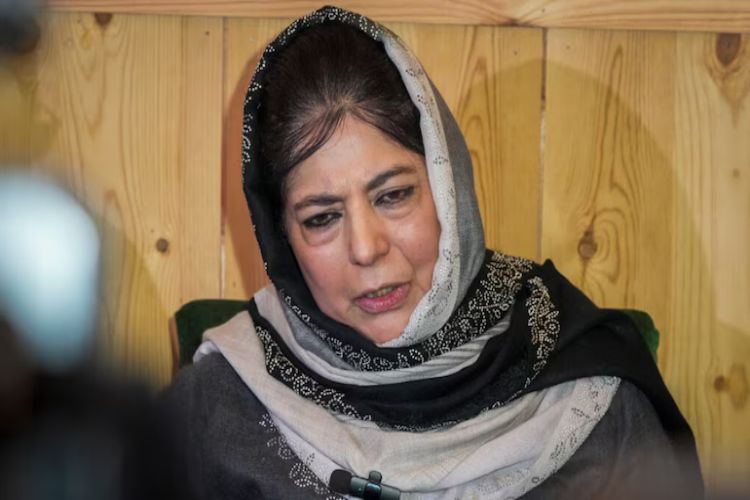 Mehbooba Mufti appeared before the Jammu and Kashmir High Court.