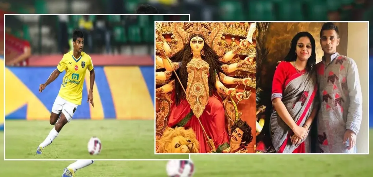 East Bengal star Mehtab Hussain sets an example of religious unity.