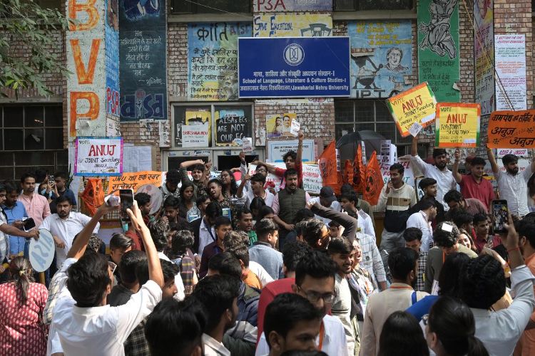 Left Unity dominates JNU Students Union polls, defeats RSS-backed ABVP: Election panel