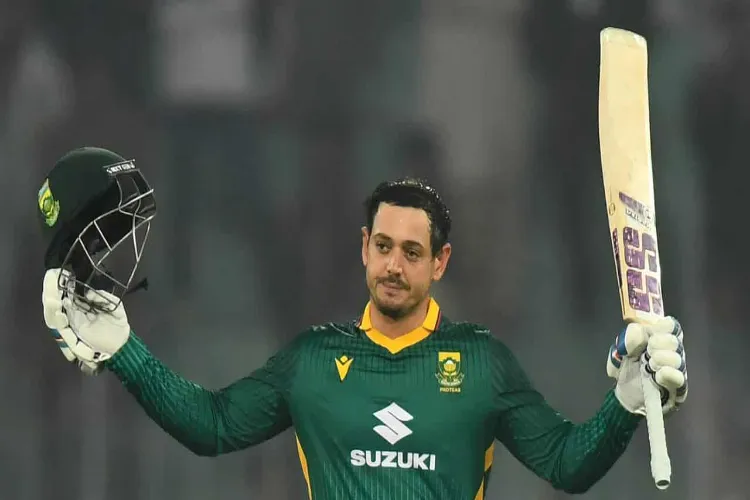 Quinton de Kock's century powers South Africa to a resounding win, levelling the series 1-1