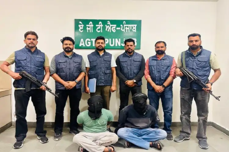 Punjab: 2 gang members arrested, weapons recovered from them