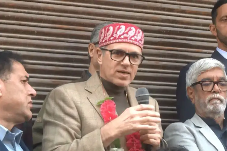 J-K: CM Omar Abdullah campaigns for NC candidate Aga Mahmood Mosavi ahead of bypolls