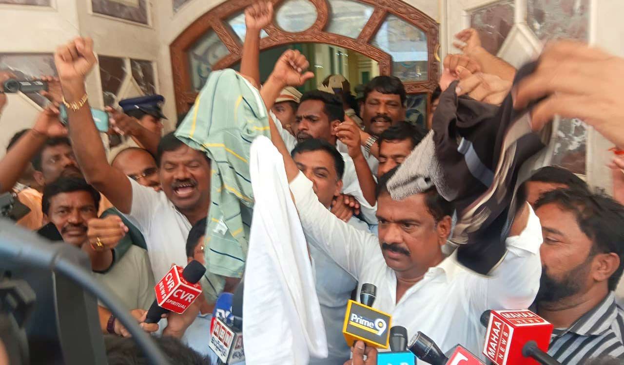 Jubilee Hills by-election: Election officials raided the residence of BRS leader Janardhan Reddy.