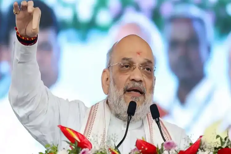 Amit Shah holds roadshow in Purnea ahead of phase 2 polling in Bihar