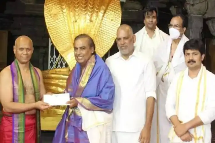 Kerala: Mukesh Ambani donates Rs 15 crore to Guruvayur Devaswom for new hospital project