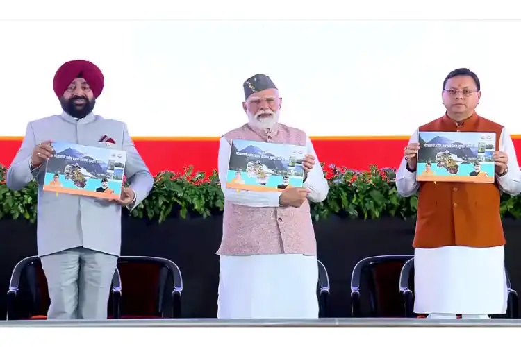 PM Modi unveils major development projects worth over RS. 8,100 crore in Uttarakhand