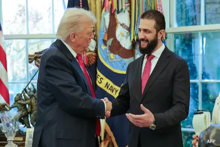 Trump meets with Syrian President al-Sharaa at the White House