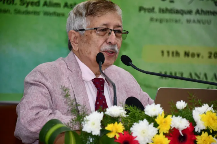 MANUU celebrates National Education Day with an inspiring AI lecture by Prof. Hasnain