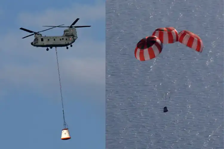 ISRO successfully conducts Integrated Main Parachute Airdrop Test for Gaganyaan mission