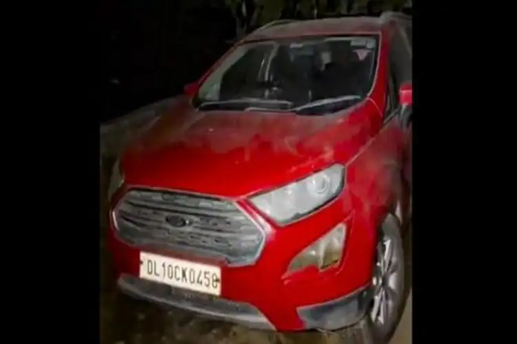 Red EcoSport car linked to prime suspect in Delhi blast case seized in Faridabad