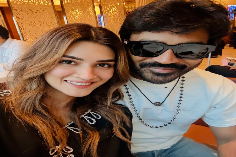 Kriti Sanon shares a stylish selfie with Dhanush, expresses excitement for 'Tere Ishq Mein'