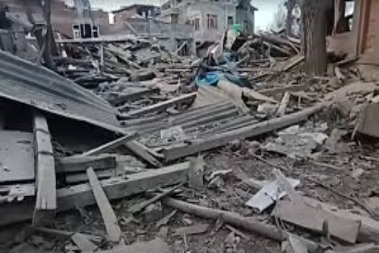 Security forces demolished the house of Dr. Umar Nabi, involved in the Delhi blast, in Pulwama.