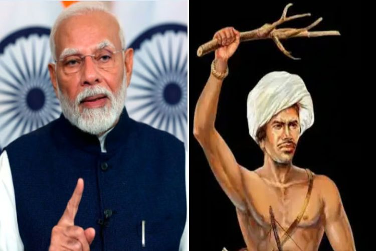 PM Modi pays tribute to Birsa Munda on his 150th birth anniversary