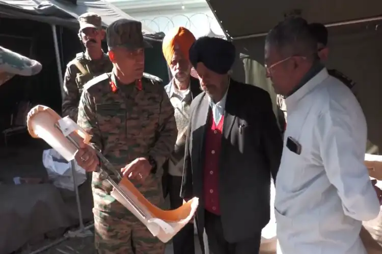 J-K: Durga Battalion, Pritam Spiritual Trust provide free prosthetics, wheelchairs, hearing aids to specially-abled in Poonch
