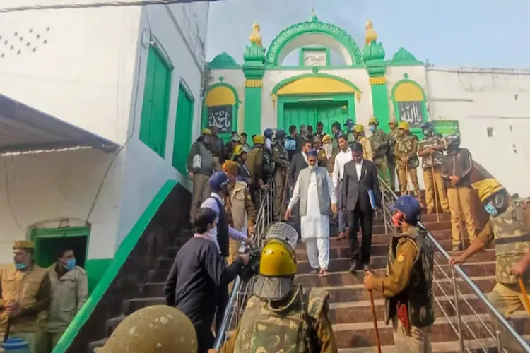 A case has been registered against two members of the mosque management committee in Sambhal.