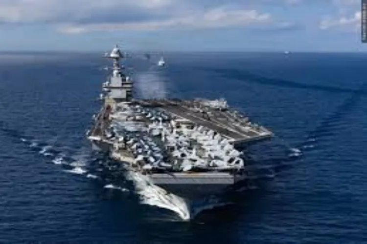 US aircraft carrier arrives in Caribbean Sea, military advance near Venezuela
