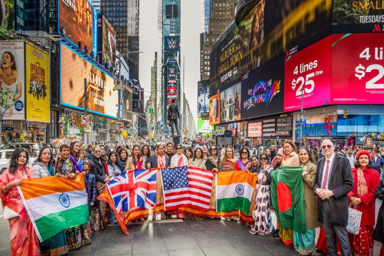Culture, heritage, empowerment celebrated at a special 'Saree' event in Times Square