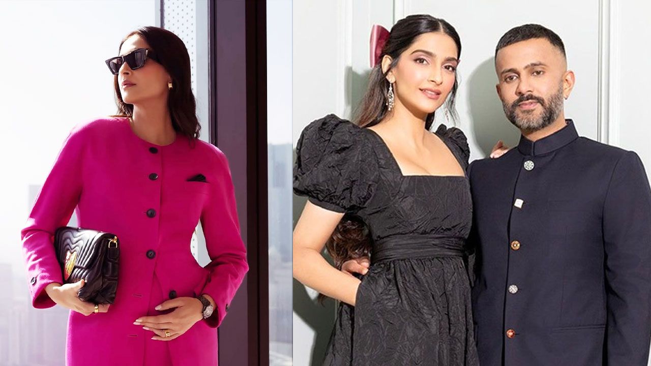 Sonam's husband's unique reaction to her baby bump!