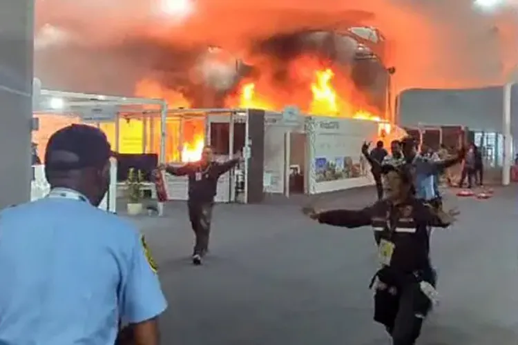 Thousands evacuated as fire breaks out at COP30 climate summit site in Belém, Brazil