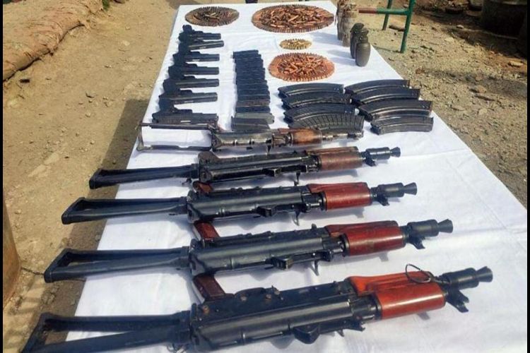 Arms and ammunition recovered near the Line of Control in Kupwara