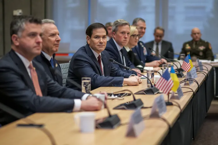 Ukrainian and US diplomats discuss peace plan in Geneva