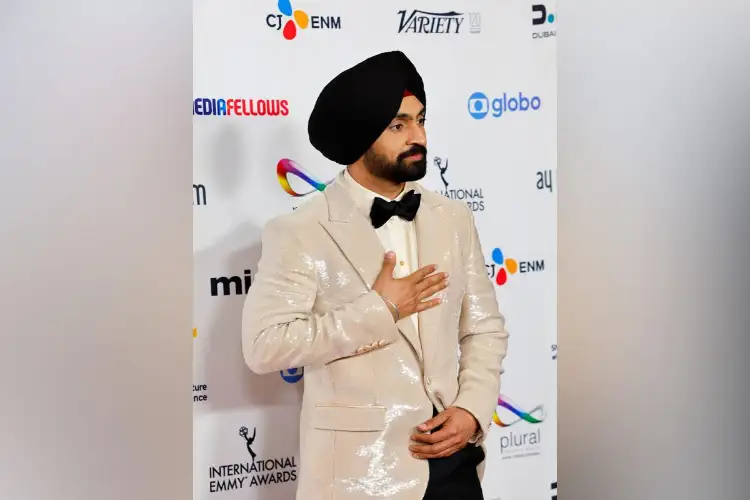 Diljit Dosanjh takes shimmer glam at International Emmys 2025, loses Best Actor Award to Spain's Oriol Pla