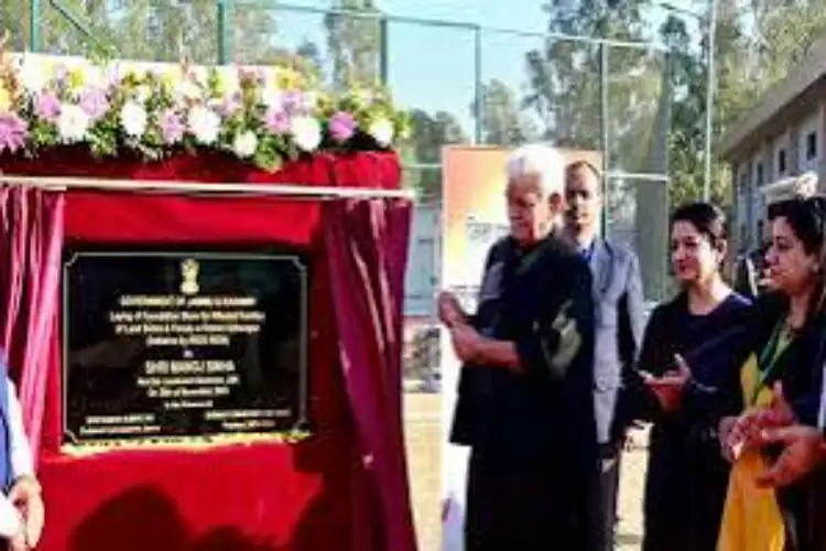 J-K LG Manoj Sinha lays foundation for 341 houses destroyed during natural calamities in Udhampur