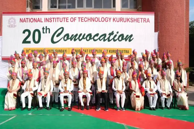 Vice President of India CP Radhakrishnan addressed the 20th Convocation of NIT Kurukshetra