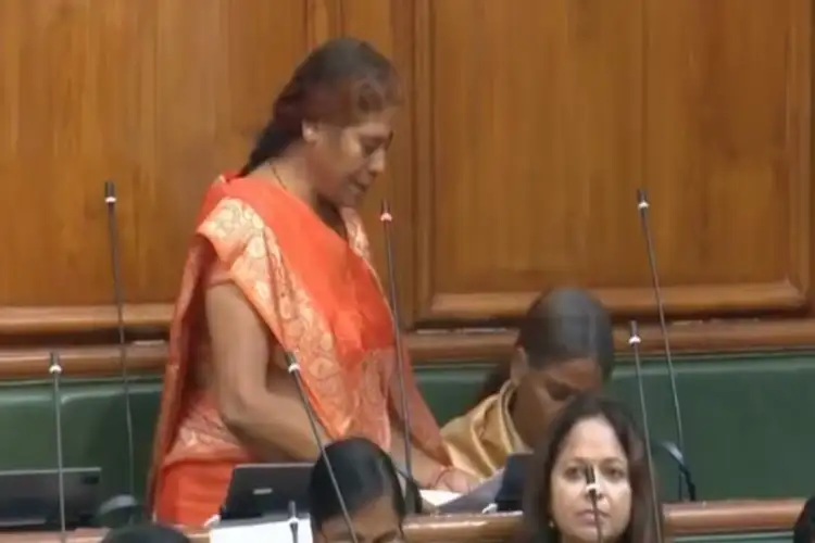 Bihar Assembly Session: JD(U) MLA Vibha Devi struggles to read oath