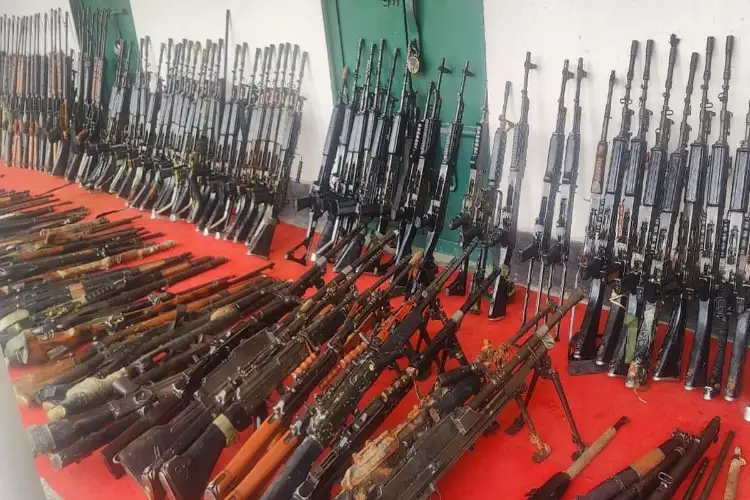 Arms, ammunition recovered in Manipur