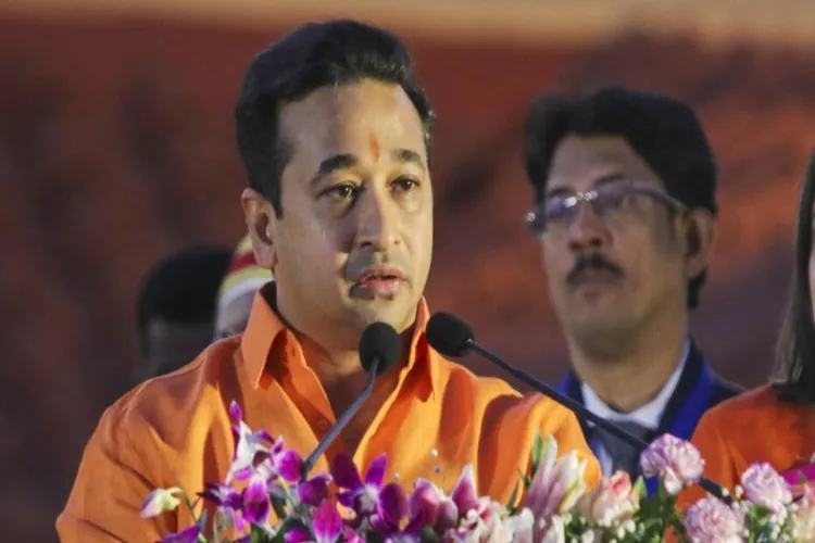 Tree felling for Kumbh Mela: Nitesh Rane asks why environmentalists are silent on goats on Eid?