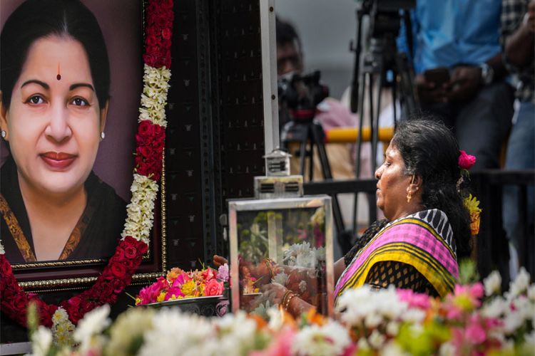 Tributes paid to former Tamil Nadu Chief Minister Jayalalithaa on her death anniversary