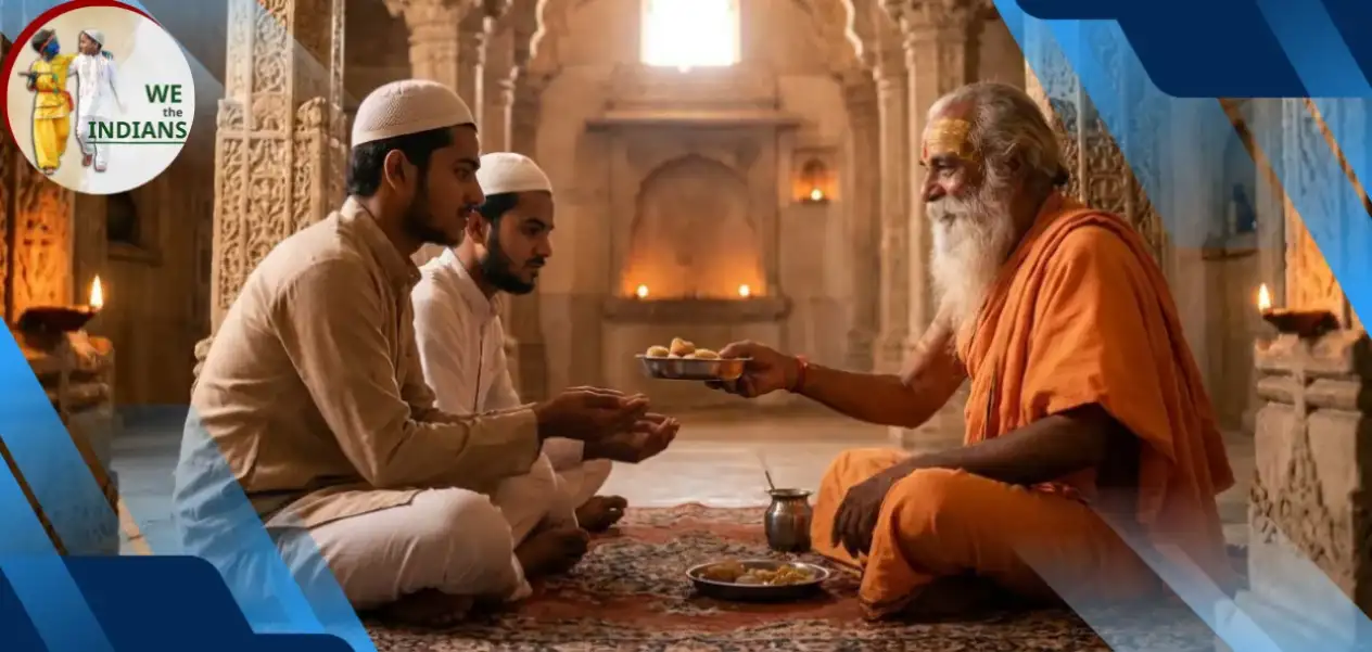 2 Muslims discover essence of India through their temple visits
