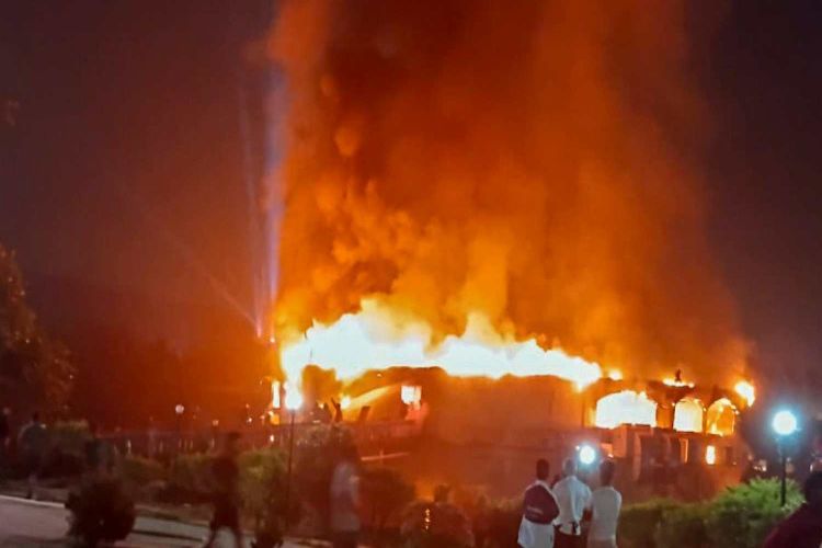 Goa nightclub accident: Fire suspected to have been caused by fireworks during a dance performance