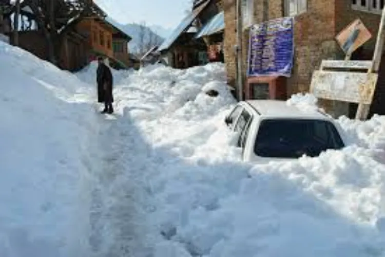 Minimum temperature rises in most parts of Kashmir, continues to fall in Srinagar