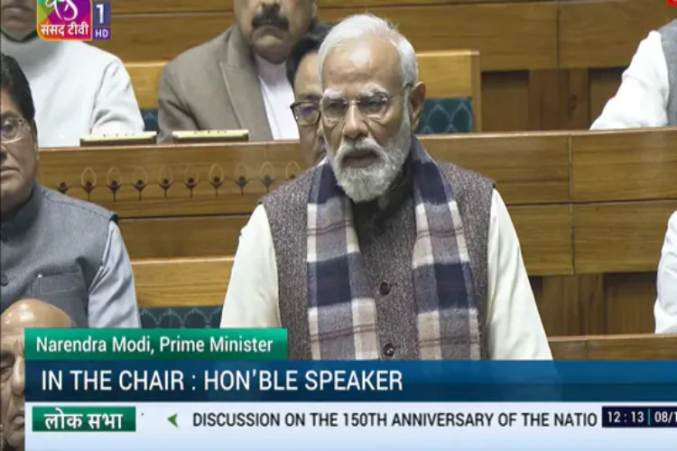 First Nehru, now Rahul, 'Vande Mataram' insulted: PM Modi attacks Congress in Parliament