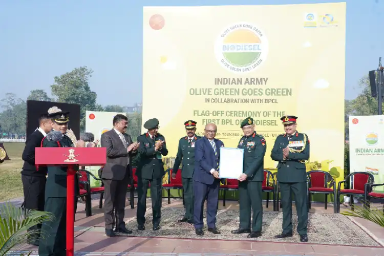 Army introduces bio-diesel into fuel supply chain, major step towards green logistics