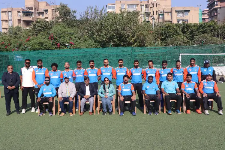 Indian Deaf Cricket Association unveils Team India jersey for three-match T20 Deaf cricket series