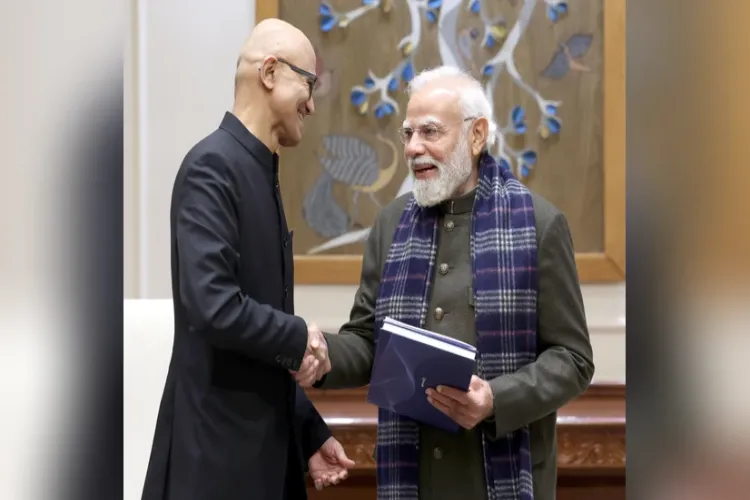 Excited about data centers being built in India, discussed with PM Modi: Nadella