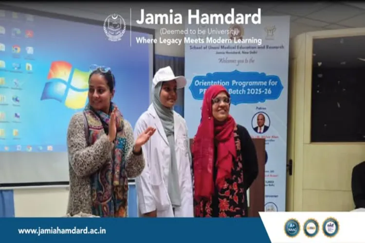 An awareness session on the Advanced India Campaign was held at Jamia Hamdard, connecting students with rural development initiatives.
