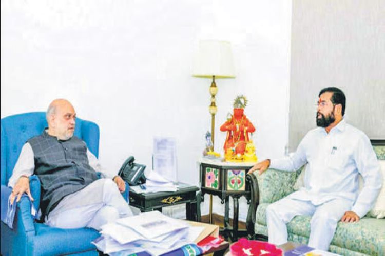 Maharashtra BJP chief meets Amit Shah in Delhi