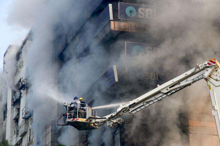 A massive fire in Guwahati has been raging for over 33 hours; multiple agencies are involved in rescue operations.