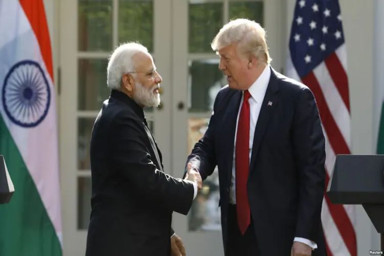Prime Minister Modi spoke with President Trump