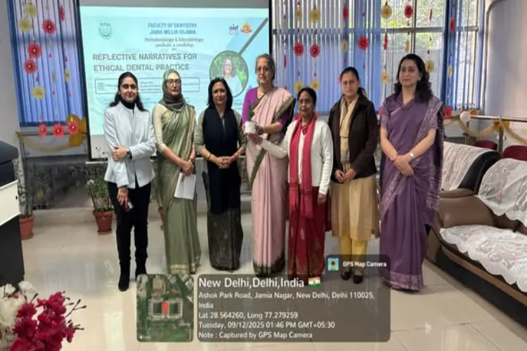 Faculty of Dentistry, JMI organised a workshop on 'Reflective Narratives for Ethical Dental Practice'