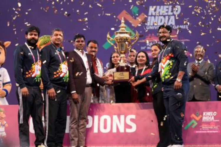 Chandigarh University creates history: Champion at Khelo India University Games for two consecutive years