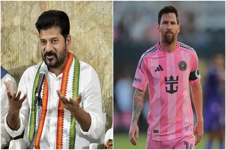 Messi set to play 7v7 football match with Telangana CM Revanth Reddy; fans gather at stadium