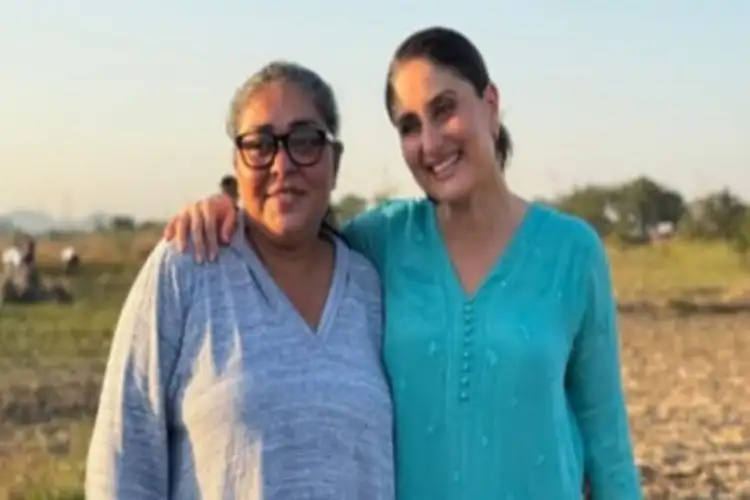 Kareena shares candid pics with 'Daayra' director Meghna Gulzar, calls her 'tigress'