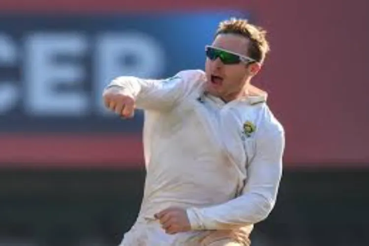 South Africa's Simon Harmer has been named the ICC Men's Player of the Month for November 2025.