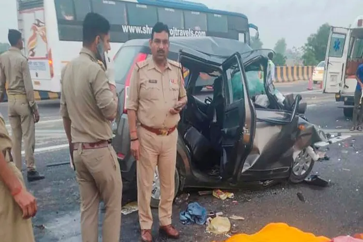 Mathura Yamuna Expressway accident: Death toll rises to 13, confirmed by the District Magistrate.