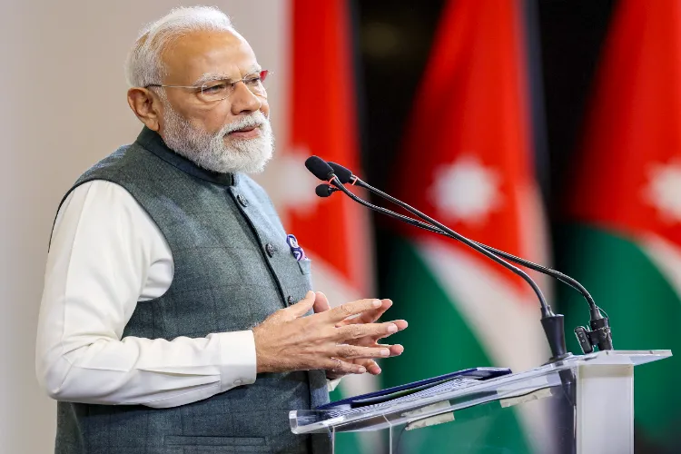 Prime Minister Narendra Modi departed from Jordan for Ethiopia.